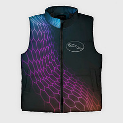 Мужской жилет Jaguar neon hexagon, цвет: 3D-черный