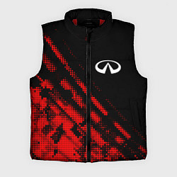 Мужской жилет Infiniti sport grunge, цвет: 3D-красный