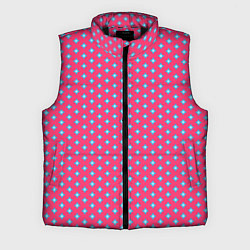 Мужской жилет Паттерн голубые ромбики