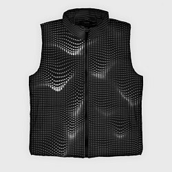 Мужской жилет Чёрная оптическая иллюзия из точек