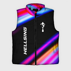 Мужской жилет Hellsing speed anime lights, цвет: 3D-черный