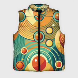 Мужской жилет Схема центра вселенной, цвет: 3D-светло-серый