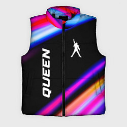 Мужской жилет Queen neon rock lights, цвет: 3D-черный