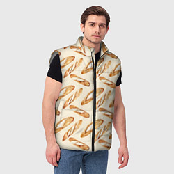 Мужской жилет The baguette pattern, цвет: 3D-светло-серый — фото 2