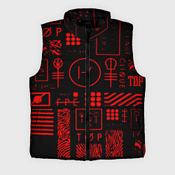 Мужской жилет Twenty one pilots pattern rock
