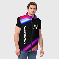 Мужской жилет Maneskin neon rock lights, цвет: 3D-черный — фото 2