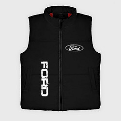 Мужской жилет Ford logo white steel