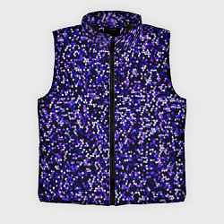 Мужской жилет Мелкая мозаика паттерн фиолетовый