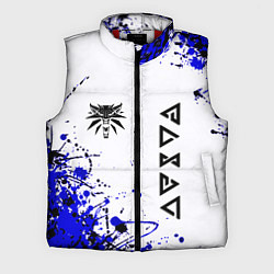 Мужской жилет Ведьмак лого краски