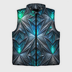 Мужской жилет Темная текстура со свечением, цвет: 3D-светло-серый
