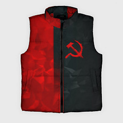 Мужской жилет СССР геометрия спорт символика