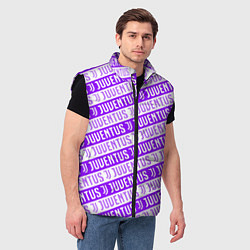 Мужской жилет Juventus pattern, цвет: 3D-черный — фото 2