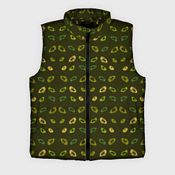Мужской жилет Абстрактные зелено - золотые кольца