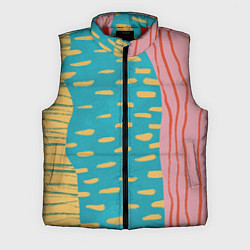 Мужской жилет Абстрактный пейзаж, цвет: 3D-красный