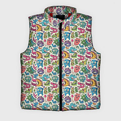 Мужской жилет Лесные чудовища, цвет: 3D-красный