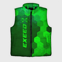 Мужской жилет Exeed - green gradient по-вертикали, цвет: 3D-черный
