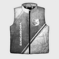 Мужской жилет Danganronpa - grey gradient вертикально, цвет: 3D-черный
