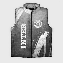 Мужской жилет Inter - grey gradient вертикально