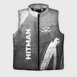 Мужской жилет Hitman - grey gradient вертикально, цвет: 3D-черный