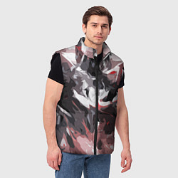 Мужской жилет Абстрактный узор черно-серый, цвет: 3D-черный — фото 2