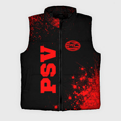 Мужской жилет PSV - red gradient вертикально, цвет: 3D-черный