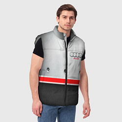 Мужской жилет Audi metal sport, цвет: 3D-светло-серый — фото 2