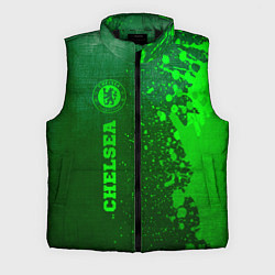 Мужской жилет Chelsea - green gradient по-вертикали, цвет: 3D-черный
