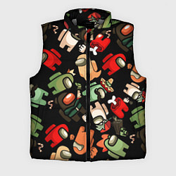 Мужской жилет Персонажи Among us, цвет: 3D-светло-серый