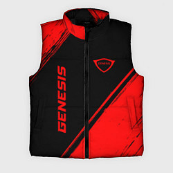 Мужской жилет Genesis - red gradient вертикально, цвет: 3D-черный