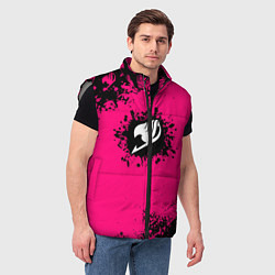 Мужской жилет Хвост феи краски аниме, цвет: 3D-светло-серый — фото 2