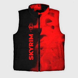 Мужской жилет Skyrim - red gradient по-вертикали, цвет: 3D-черный