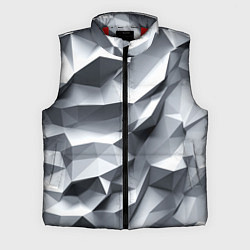 Мужской жилет Белая геометрия с искажением