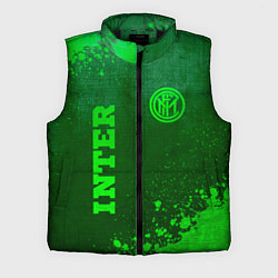 Мужской жилет Inter - green gradient вертикально