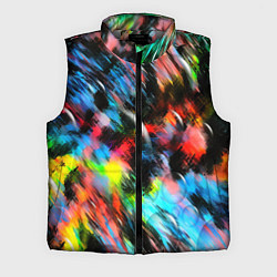 Мужской жилет Цветные краски абстракция