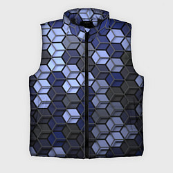 Мужской жилет Серо синие соты