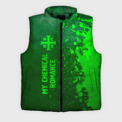 Мужской жилет My Chemical Romance - green gradient по-вертикали, цвет: 3D-черный