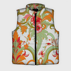 Мужской жилет Яркий цветочный узор