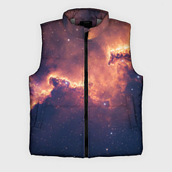 Мужской жилет Космические облака и звезды