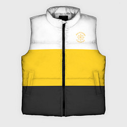 Мужской жилет Мы русские с нами Бог НИКА желтая патриоты, цвет: 3D-светло-серый