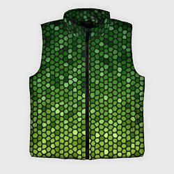 Мужской жилет Мозаика под зеленую змею