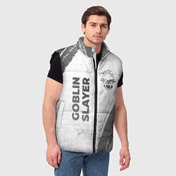 Мужской жилет Goblin Slayer - white gradient вертикально, цвет: 3D-черный — фото 2