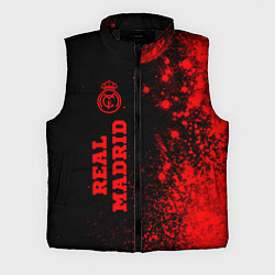 Мужской жилет Real Madrid - red gradient по-вертикали, цвет: 3D-черный