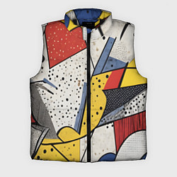 Мужской жилет Поп-арт яркая абстракция