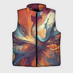Мужской жилет Акриловая абстракция в стиле Vallejo