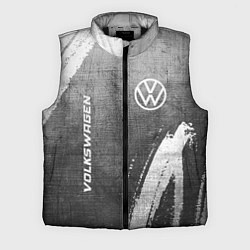 Мужской жилет Volkswagen - grey gradient вертикально, цвет: 3D-черный