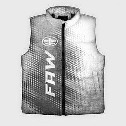 Мужской жилет FAW - grey gradient по-вертикали, цвет: 3D-черный