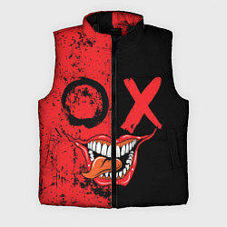 Мужской жилет Злобный смайлик с языком