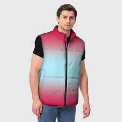 Мужской жилет Текстура цветов градиента, цвет: 3D-черный — фото 2