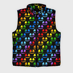 Мужской жилет Marshmello pattern neon, цвет: 3D-светло-серый