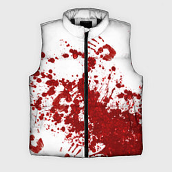 Мужской жилет Кровавые следы и отпечатки рук